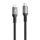 Кабель Proove ReGen Silicone Type-C to Lightning (3A. 1M) Black - зображення 1