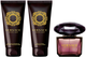 Zestaw prezentowy damski Versace Crystal Noir Kosmetyczka + Woda toaletowa 90 ml + Balsam do ciała 100 ml + Żel pod prysznic 100 ml (8011003884926) - obraz 2