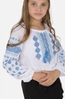 Вышиванка с длинным рукавом для девочки 140 цвет белый No Brand ЦБ-00246418 - изображение 5