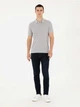 Поло длинное мужское Pierre Cardin G021SZ011-000-2072865(acik gri) L Серое (8683857791844) - изображение 3