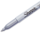 Marker Sharpie Metallic 1.4 mm Srebrny (3501179860046) - obraz 3