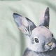 Подростковый лонгслив для девочки H&M 060922700_rabbit 146-152 см Зеленый/Кролик (6666000323248) - изображение 3