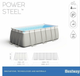 Каркасний басейн Bestway Power Steel 282 x 196 x 84 cm 3662 л White (6942138986334) - зображення 3