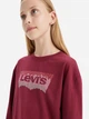 Дитячий лонгслів для дівчинки Levi's 875211466 122 см Бордовий (1159807973) - зображення 6