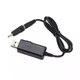 Кабель перетворювач USB-DC для роутера 9V/12V з перемикачем та перехідником 5.5*2.1/3,5*1,3 - зображення 4