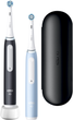 Набор электрических зубных щеток Oral-B iO3 Черная и Голубая + Футляр (8006540731772) - изображение 2
