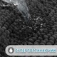 Набор 2 шт ультрамягких шениловых ковриков для ванной Aquarius 50х80 см и 50х60 см с вырезом - Графит - изображение 5