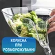 Миска дуршлаг для мытья фруктов и овощей - изображение 6