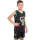 Форма баскетбольная детская NBA клуб Milwaukee Bucks 34 NB-Sport размер 2XL 150-162 см цвет черно-зеленый BA-0972 - изображение 4