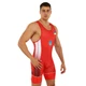 Трико JY-0724 SP-Sport UKRAINE для борьбы бифлекс красный size XXXXL/54-56 196-201см - изображение 6
