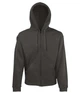 Кофта мужская Fruit of the Loom Cl. hooded sweat jacket XXL Светлый графит (0620620GL2XL) - изображение 1