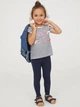 Детские лосины для девочки H&M 060674886 128 см Темно-синие (6666000305459) - изображение 2