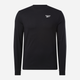 Лонгслів чоловічий Reebok Identity Small Logo Ls Tee 100070399 XL Чорний (4066763710569) - зображення 1