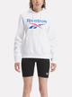 Худі утеплене жіноче Reebok Identity Big Logo Fleece Hoodie 100071943 XS Біле (4066764797699) - зображення 1