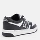 Sneakersy młodzieżowe chłopięce New Balance 480 GSB480BW 36 (4US) Czarny/Biały (197375092119) - obraz 4