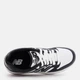 Sneakersy młodzieżowe chłopięce New Balance 480 GSB480BW 36 (4US) Czarny/Biały (197375092119) - obraz 5