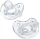 Пустышка силиконовая Chicco PhysioForma Crystal 2-6 месяцев 2 шт (73088.31) - изображение 1