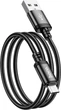 Кабель Hoco X89 Wind charging data cable Micro Black (6931474784346) - зображення 1