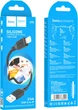 Кабель Hoco X90 Cool silicone charging data cable for iP Black (6931474788405) - изображение 5