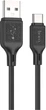 Кабель Hoco X90 Cool silicone charging data cable for Type-C Black (6931474788443) - зображення 1