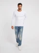 Лонгслив мужской Guess 49551203 XL Белый (1159808928) - изображение 3