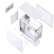 Корпус JONSBO D41 MESH SC White - изображение 3