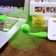 Вентилятор мини портативный гибкий от USB для павербанка и ноутбука Mini Fan Салатовый - изображение 3