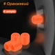 Неонові ковпачки на ніпель колеса Luminous Valve Cap Orange 4 штуки - изображение 1