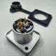 Панельный разъем, D-посадка, гнездо 3 контакта, XLR Male plug SA289-SC-PG-WP 3pin, пайка, серия WP, резиновые защитные заглушки - изображение 2