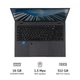 Ноутбук Intel N95 15.6-дюймовий 16GB SSD 512GB чорний - изображение 10