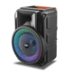Портативная Bluetooth колонка RIAS RX-8135W 8" RGB чемодан с караоке 10W Black (3_05108) - изображение 1