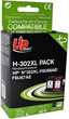 Zestaw tuszy UPrint H-302XL do HP Dual pack 20 ml + 21 ml Black + Color (H-302XL BK.CL PACK) - obraz 1