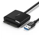 Адаптер UGREEN CM257 USB-A 3.0 to 3.5''/2.5" SATA Adapter Cable Black (60561) - изображение 1