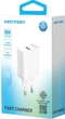 Зарядний пристрій Vention 1xUSB 18W (USB-A) QC3.0 Білий (FABW0-EU) - зображення 6