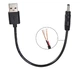 Кабель живлення DC 3.5*1.35 мм USB -> круглий штекер 1м 5В 5V для роутера Чорний - зображення 9
