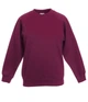 Світшот дитячий Fruit of the Loom Classic raglan sweat kids 116 см Бордовий (062039041116) - зображення 1
