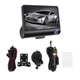 Видеорегистратор с 3 камерами Car DVR WDR Clefers - FullHD 1080P - Экран 4" - Ночной режим, Парковка, Стабилизация (509850х3) - изображение 8