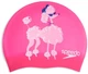 Шапка для плавання Speedo SLOGAN PRT CAP JU/JF/JM (8-0838616719) рожевий, білий Діти OSFM (5059937567402) - зображення 2