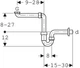 Syfon do umywalki Geberit P-trap 151.107.11.1 (4025416016397) - obraz 2