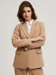 Піджак класичний жіночий Moodo Z-MR-4209 XXL Бежевий (5904152411675) - зображення 1