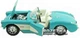 Автомодель Maisto (1:24) 1957 Chevrolet Corvette (31275 lt. blue) Блакитний - зображення 2