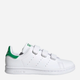 Tenisówki chłopięce na rzepy adidas Originals Stan Smith CF C FX7534 28 (10.5KUK) Białe (4064037458254) - obraz 1