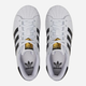 Дитячі кеди для хлопчика adidas Originals Superstar 50 C FU7714 33 (1UK) Білі (4062056447563) - зображення 4