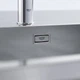 Мойка для кухни GROHE из нержавеющей стали K700 595x450мм прямоугольная врезная матовая 1мм на полторы чаши с сифоном 31576SD1 - изображение 5