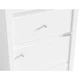 Комод Крістіна BRW (Black Red White) KOM1D1SP Білий + Білий глянець 49х40х77 см - зображення 4