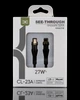 Интерфейсный кабель DC CL-23A 27W TypeC-Lightning Black (36976) - изображение 4