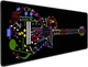 Килимок для мишки SHLab Colorful Guitar and Notes SHM-820 (70x30 см) (37125) - зображення 1