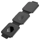 Беспроводное зарядное устройство Hoco CQ4 Magnetic 15W (3 в 1 + кабель Type C) Black (36945) - изображение 5