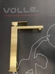 Змішувач для умивальника високий Volle Pardo cepillado oro високий 1548.010215 Золотий сатин - зображення 2