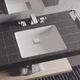 Умивальник врізний GROHE Cube Ceramic під стільницю 492x370x150мм прямокутний білий 3948000H - зображення 2